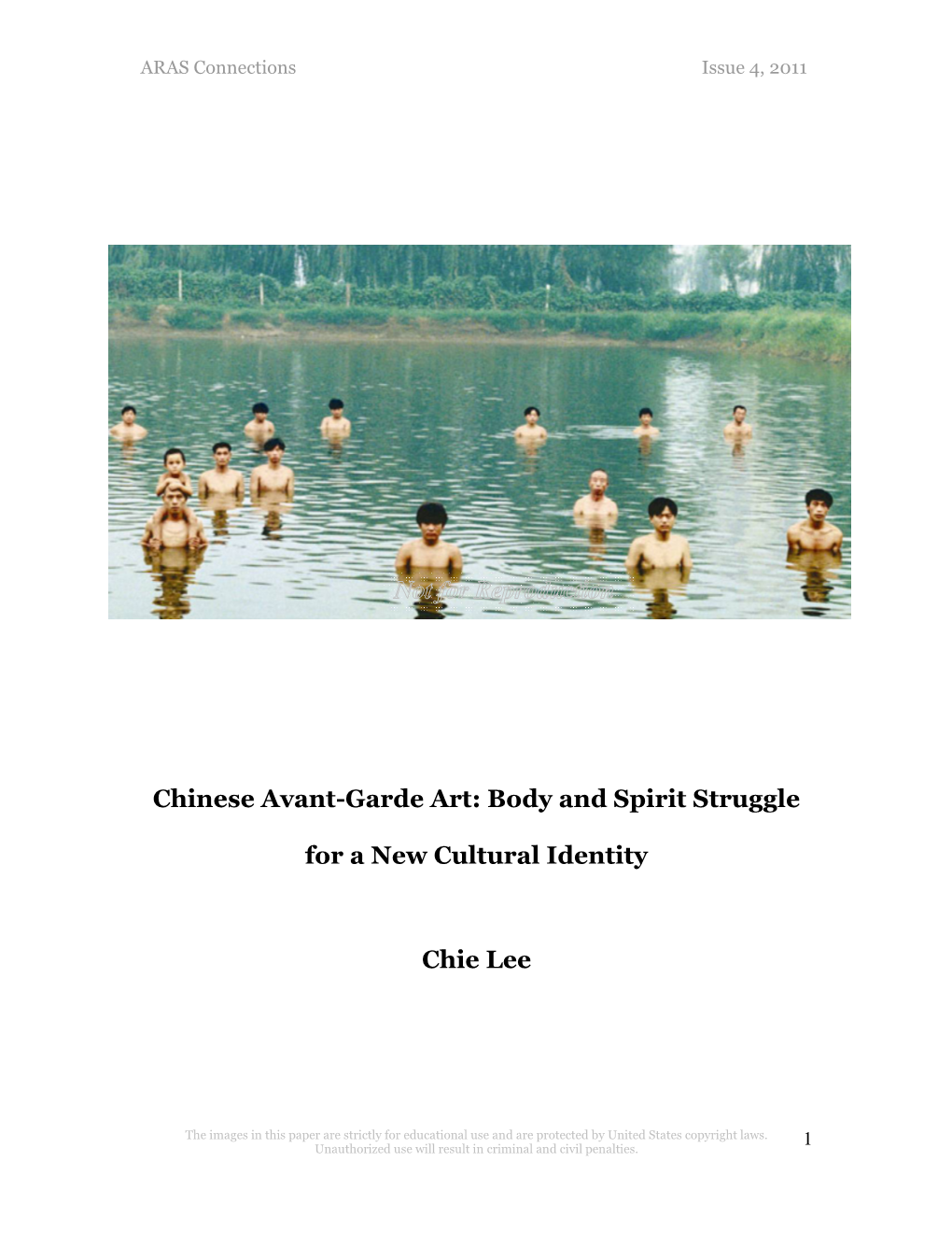 Chinese Avant-Garde Art: Body and Spirit Struggle for a New Cultural