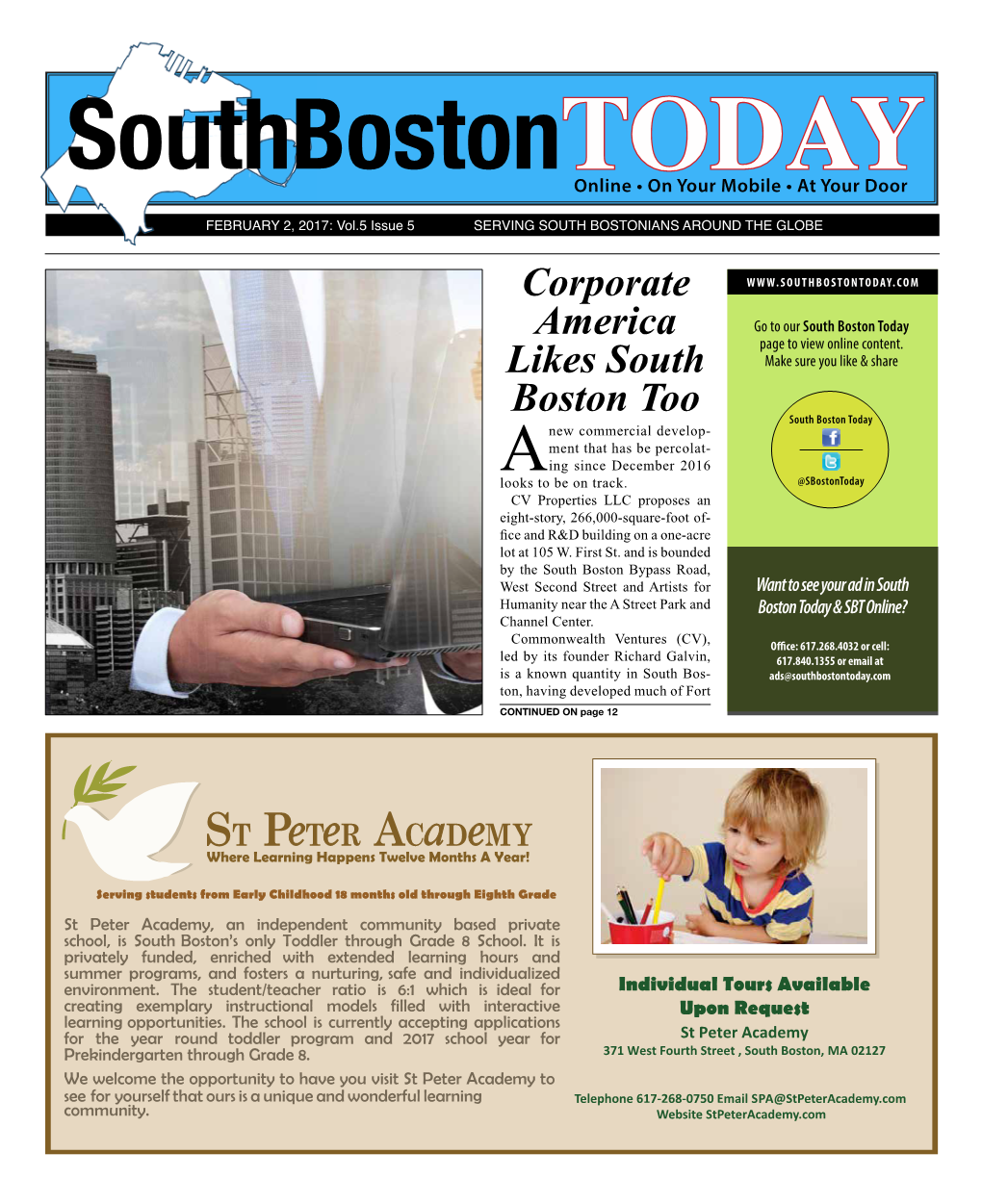 Corporate America Likes South Boston