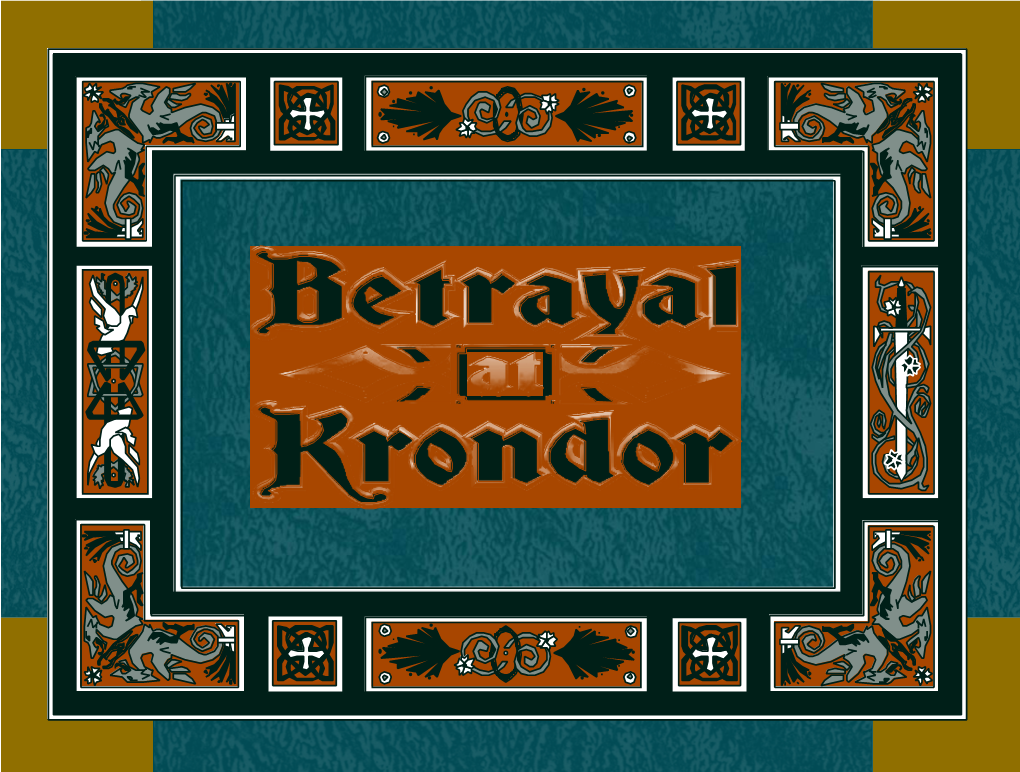 Betrayal at Krondor, Is As Close As I’Ve Seen a Game Get