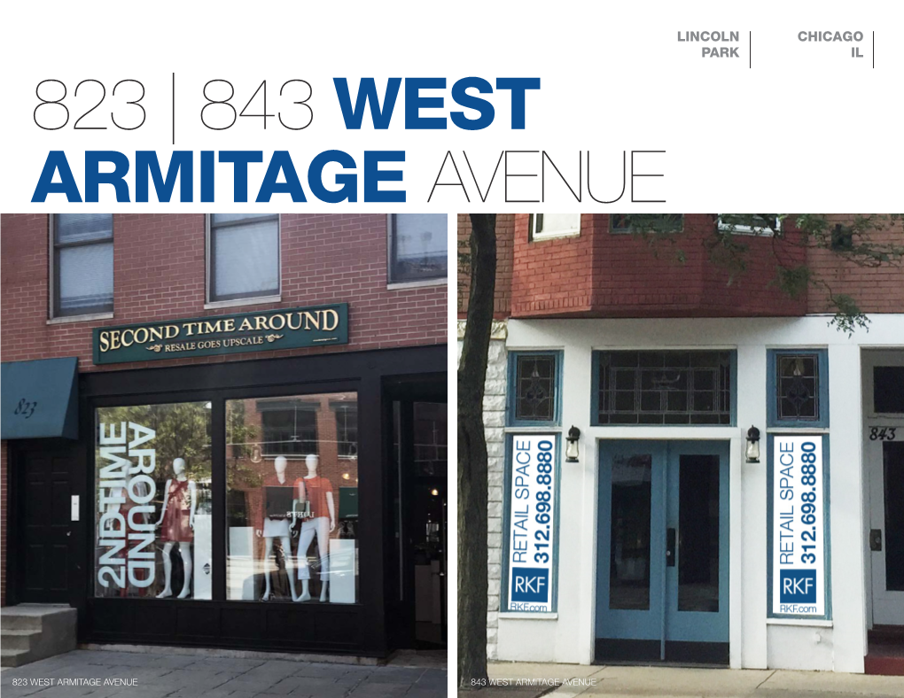 823-843 West Armitage Avenue, Chicago, IL
