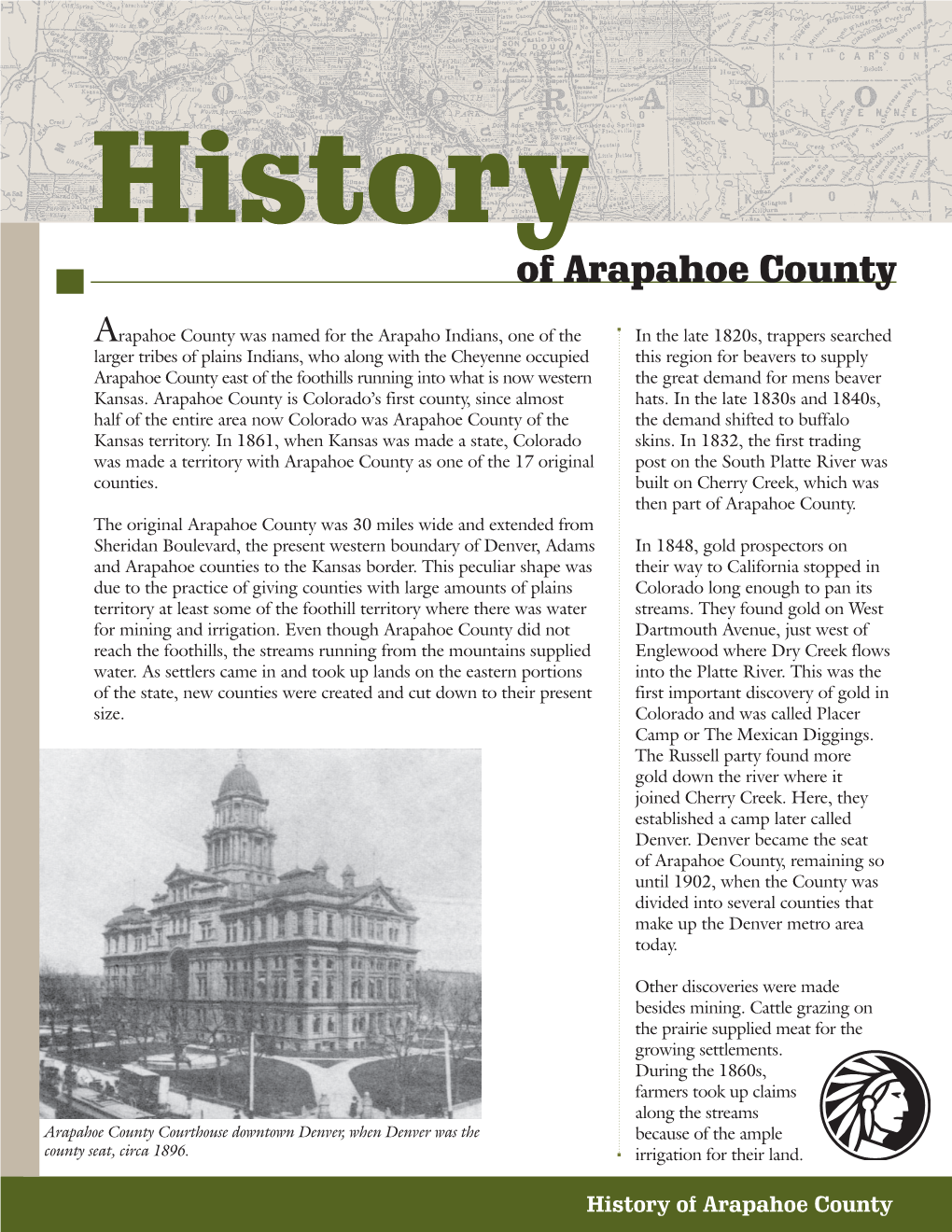 History of Arapahoe County