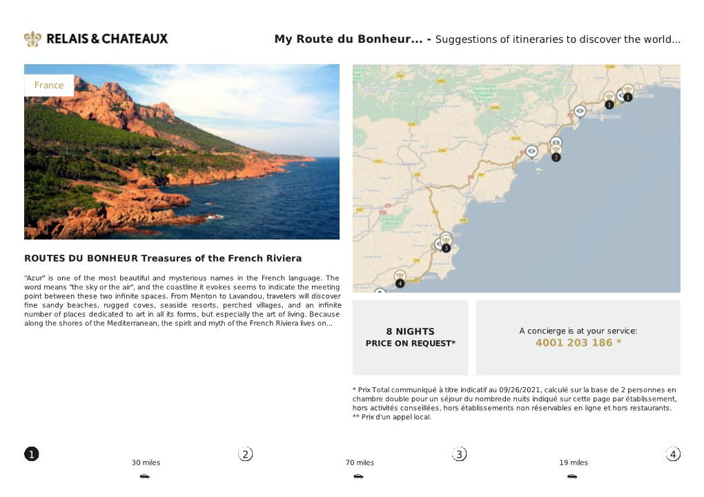 ROUTES DU BONHEUR Treasures of the French Riviera