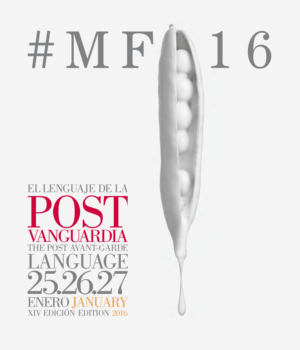 Programa Madrid Fusión 2016