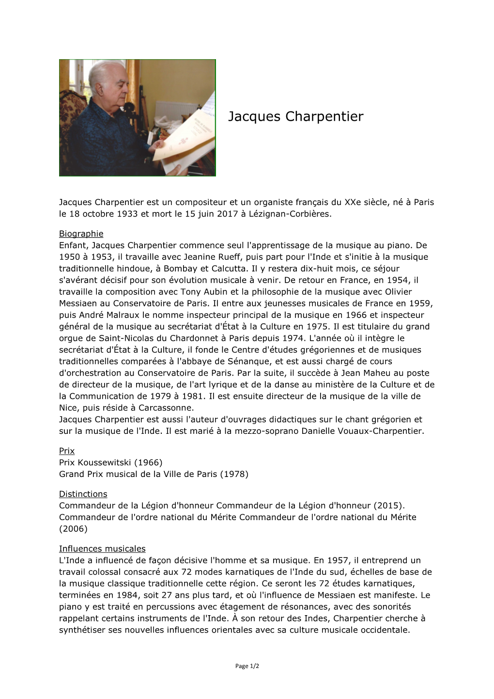 Jacques Charpentier