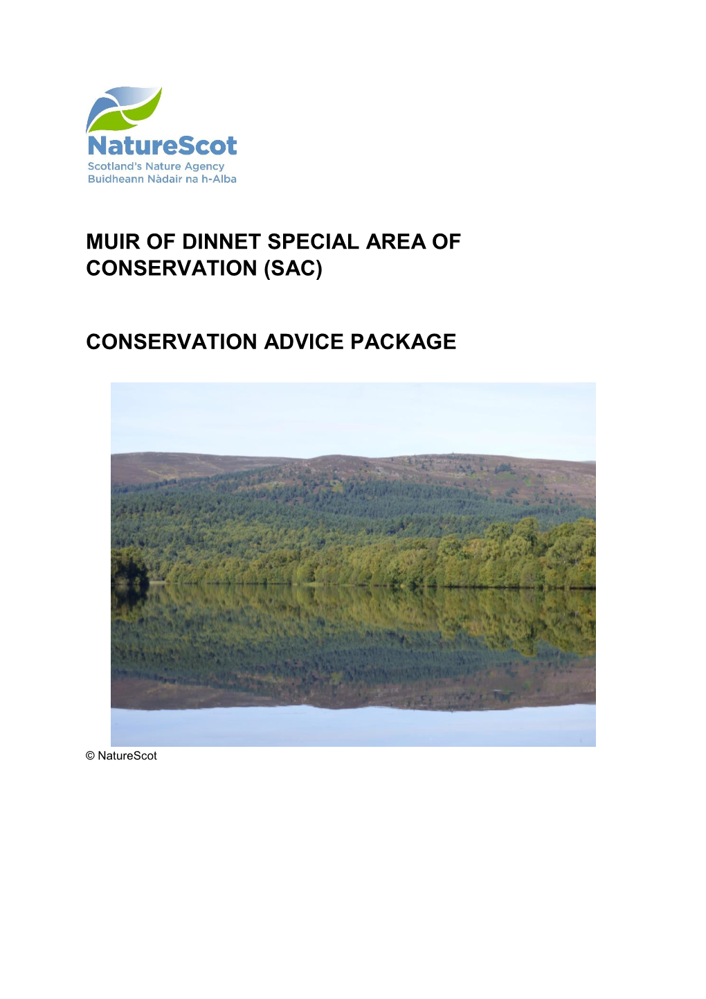 Conservation Advice Package