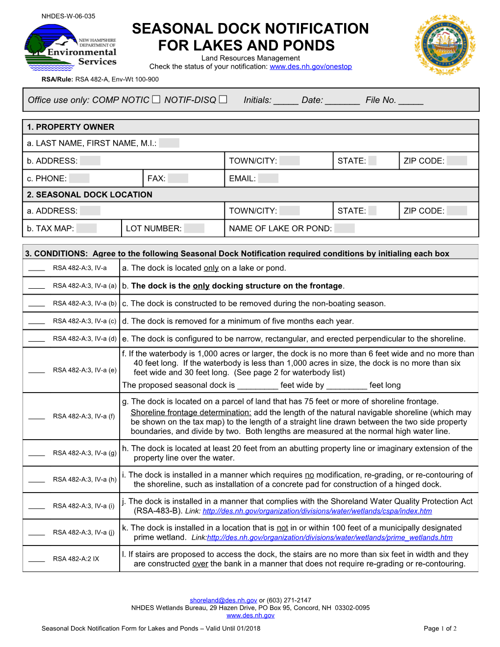 Seasonal Dock Notification For Lakes And Ponds-03-03