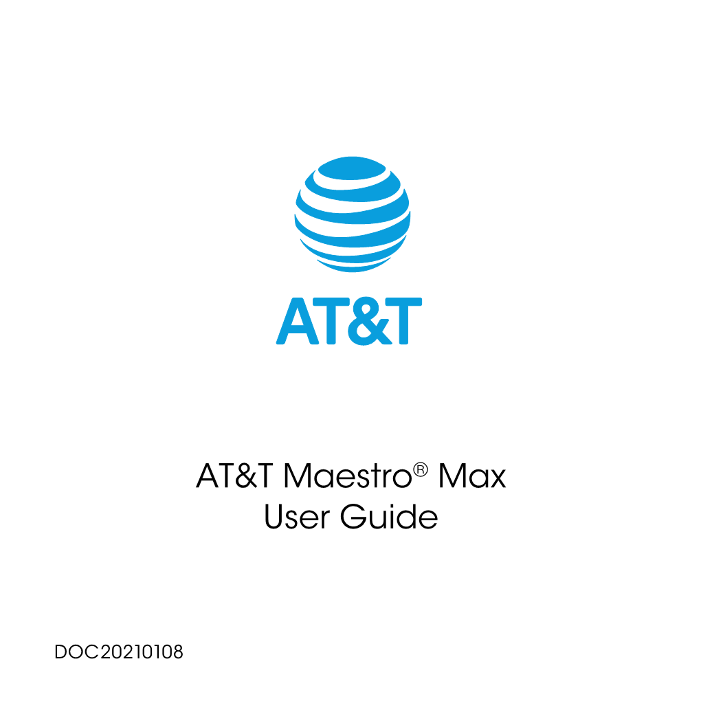AT&T Maestro® Max User Guide