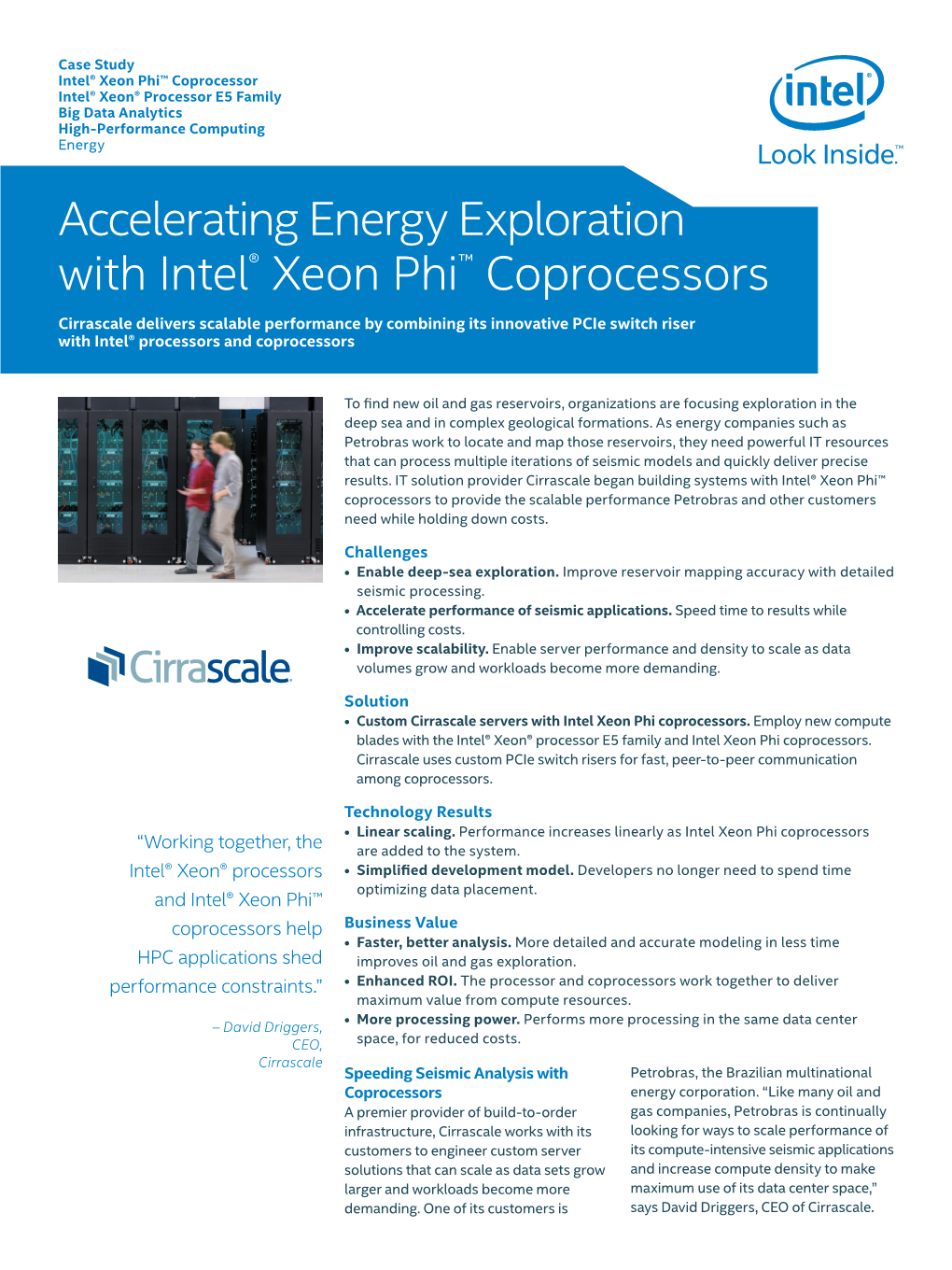 Intel Cirrascale and Petrobras Case Study