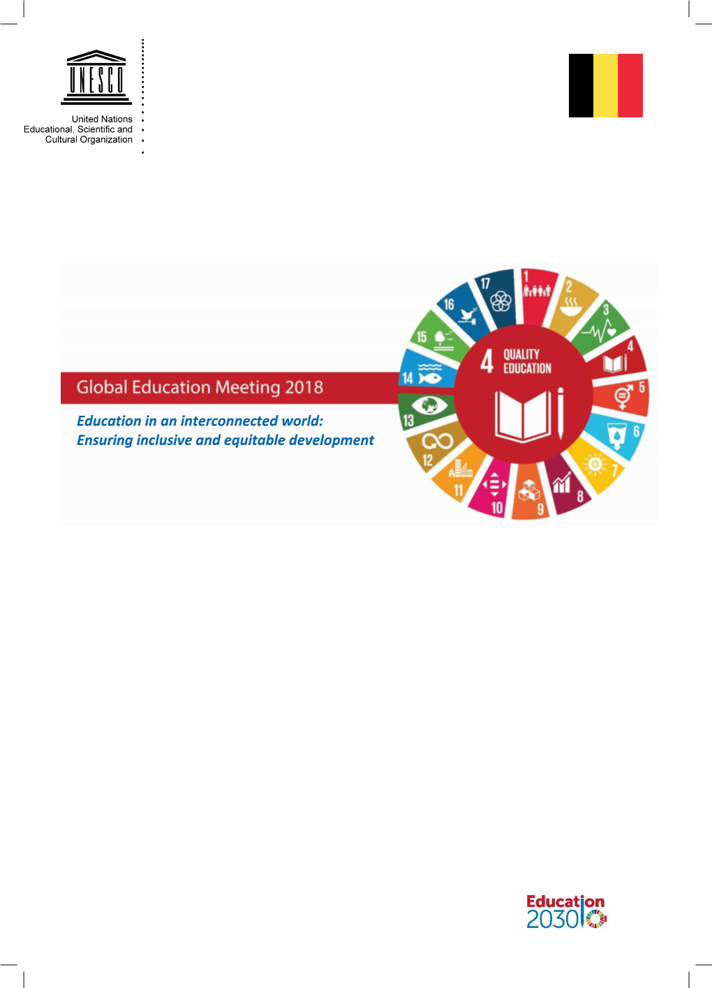 Education in an Interconnected World: Ensuring Inclusive and Equitable Development
