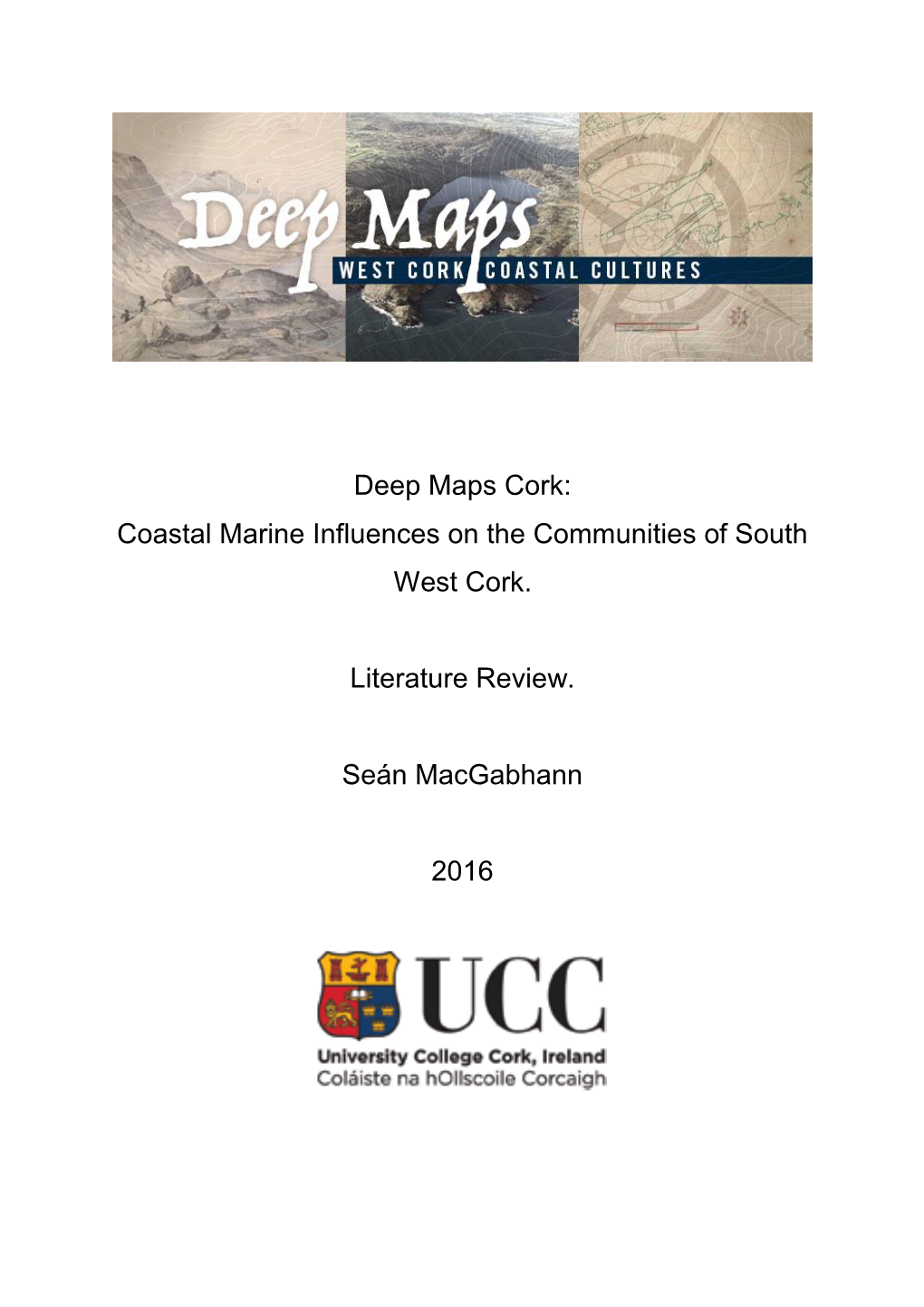 Deep Maps Cork Literature Review