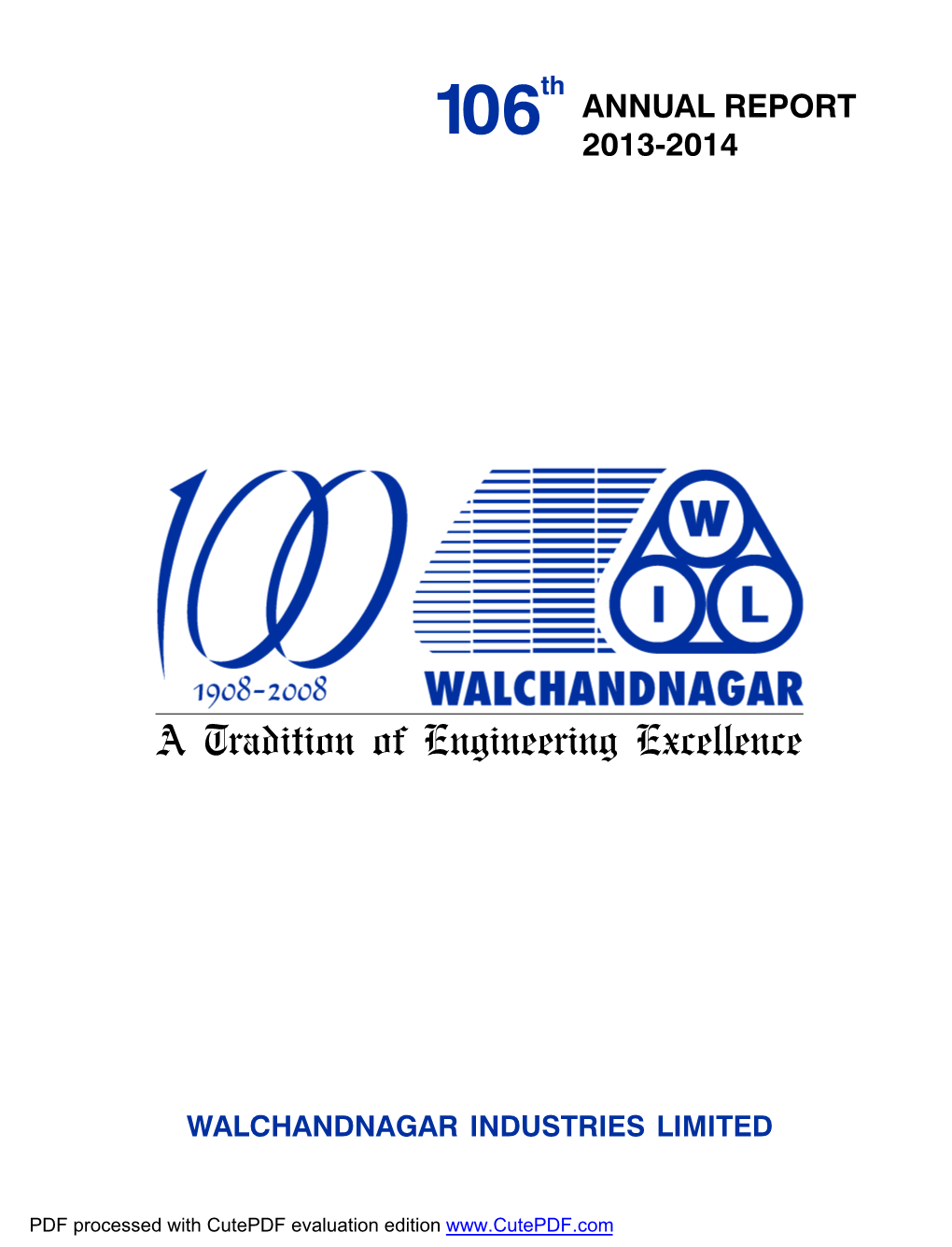 A Tradition of Engineering Excellence a Tradition of Engineering Excellence