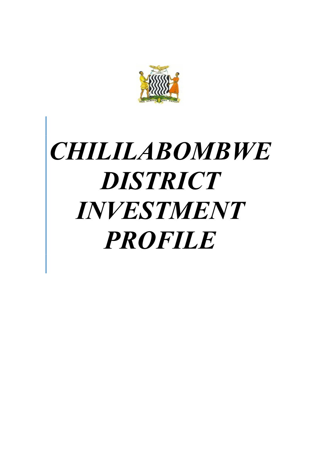 Chililabombwe District Investment Profile