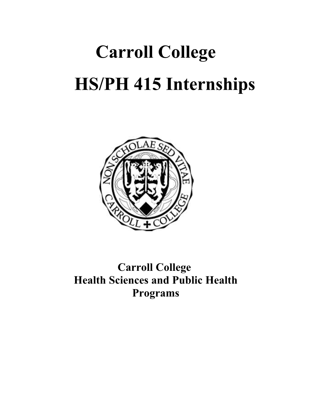 Health Sciences and Public Health