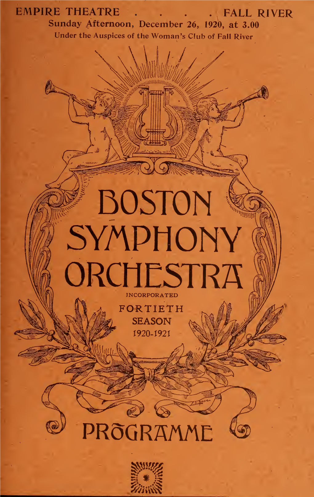 Boston Symphony Orchestra Concert Programs, Season 40,1920