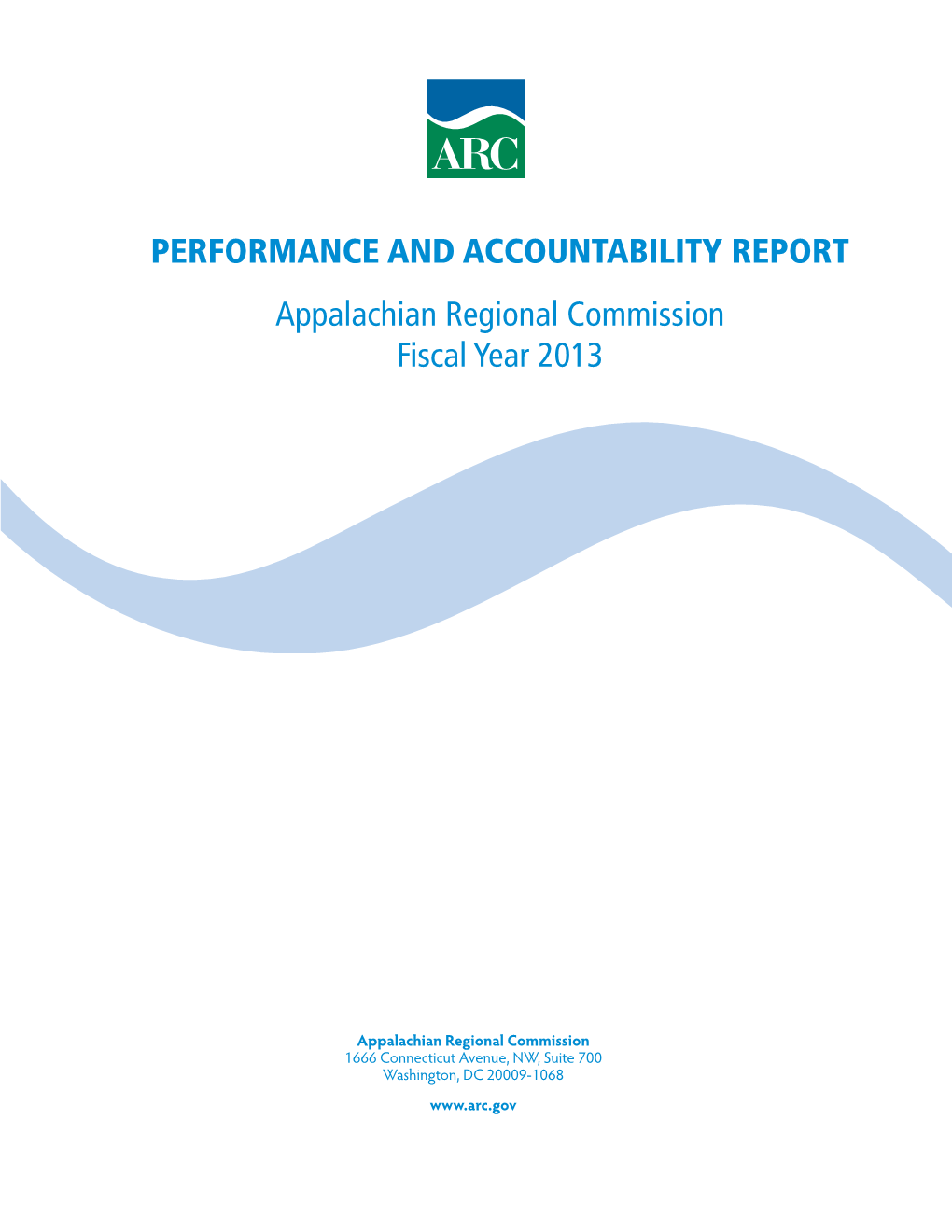FY 2013 Performance and Financial Report (PDF: 5