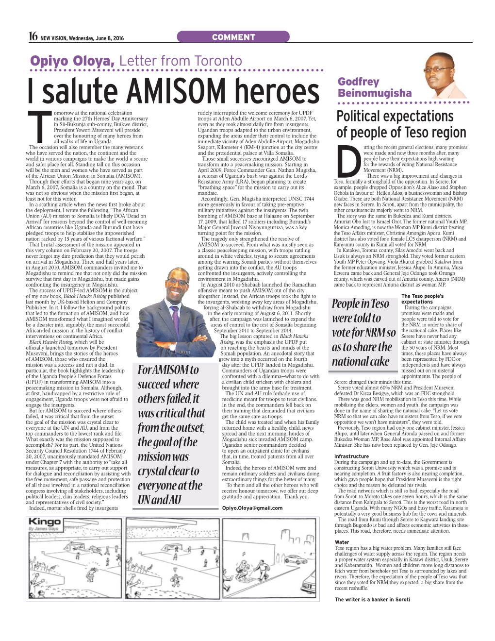 I Salute AMISOM Heroes