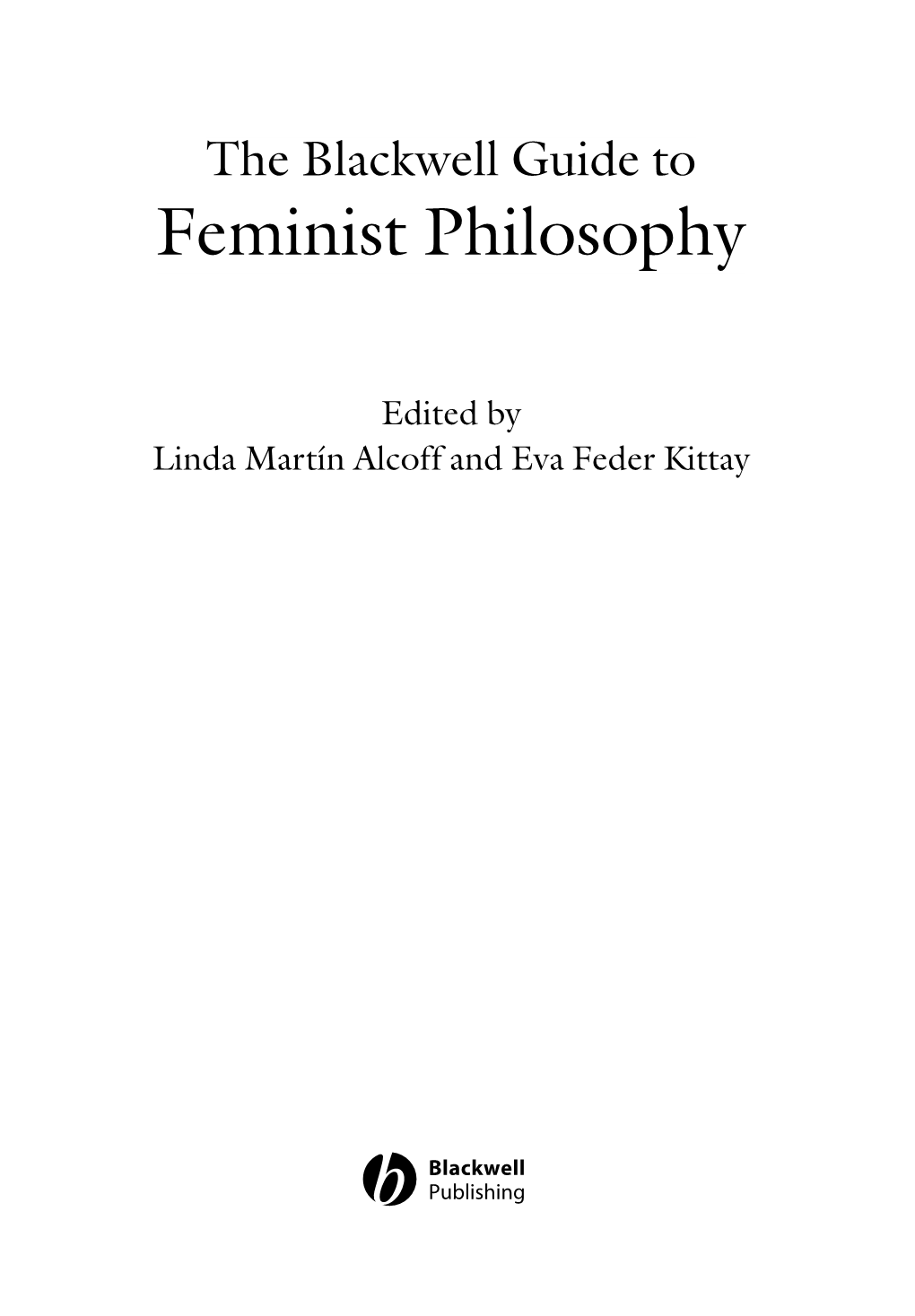 Feminist Philosophy