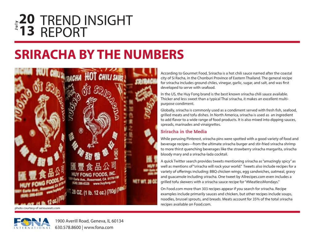 20 13 Trend Insight Report