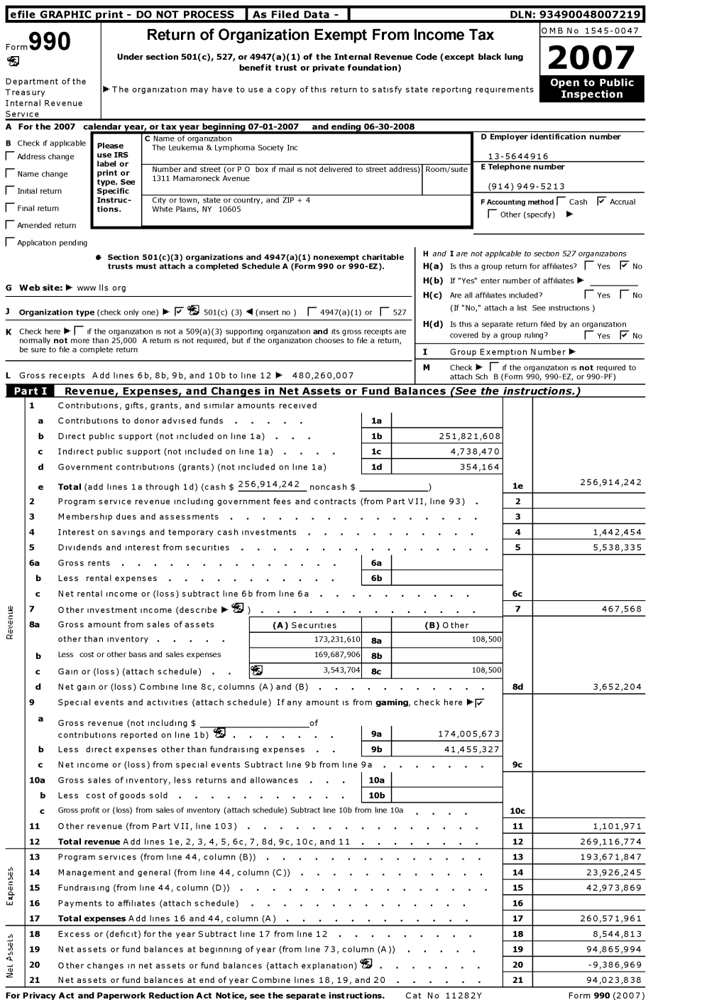 Return of Organization Exempt from Income