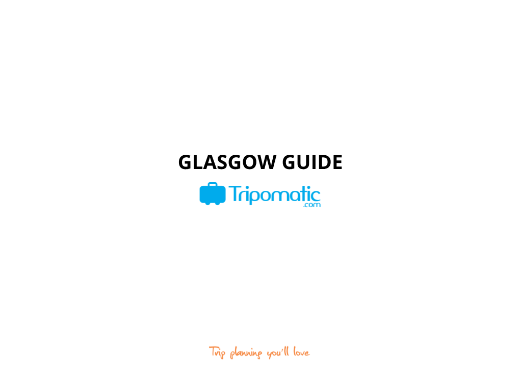 Glasgow Guide Activities Activities