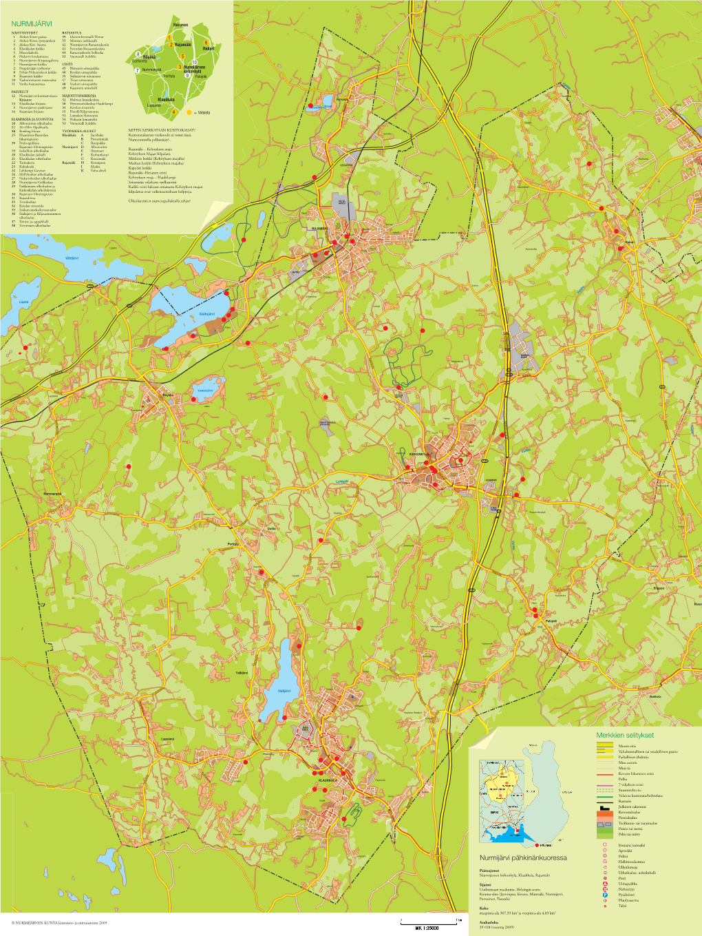 Nurmijärven Matkailu Ja Ulkoilukartta