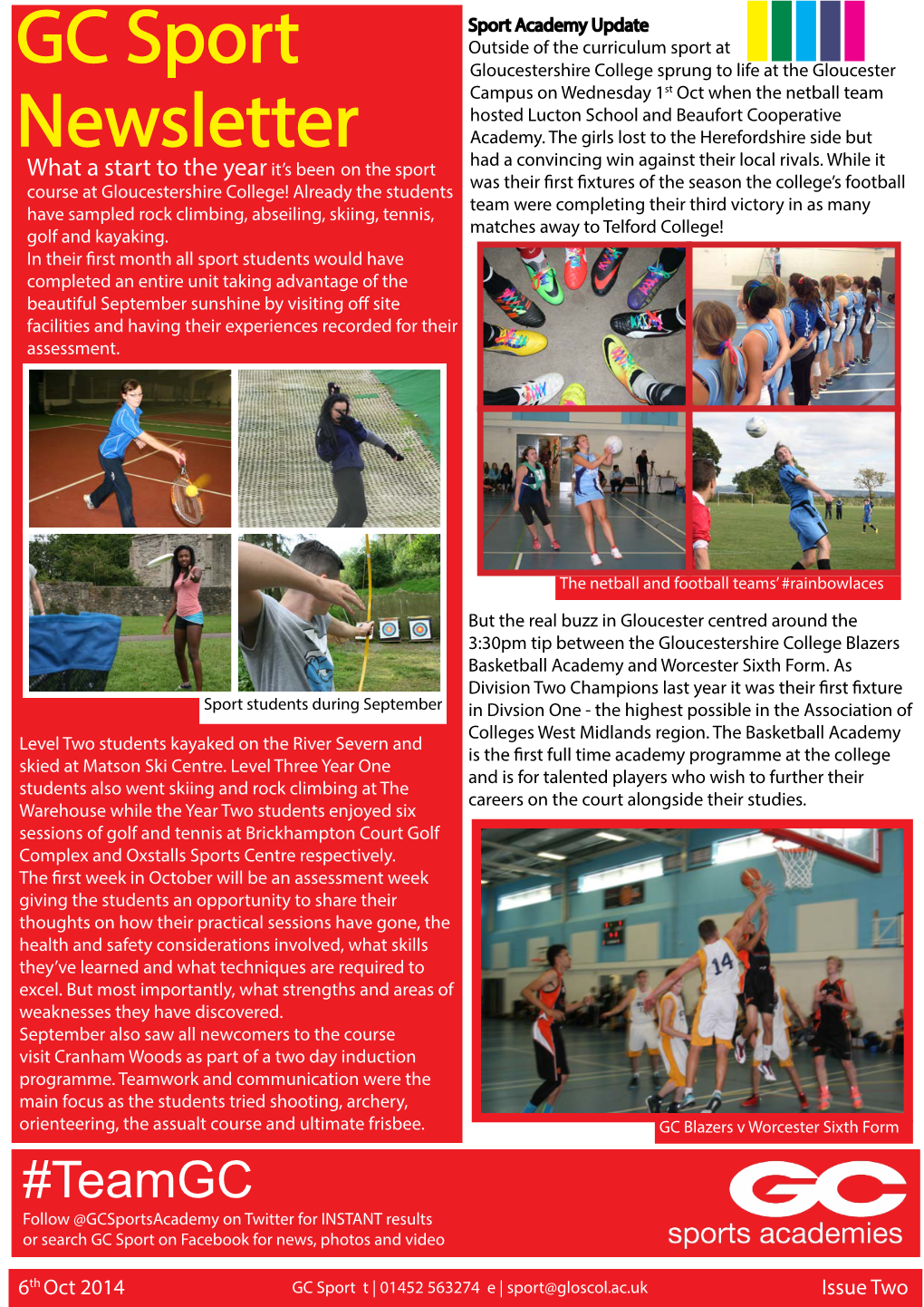 GC Sport Newsletter
