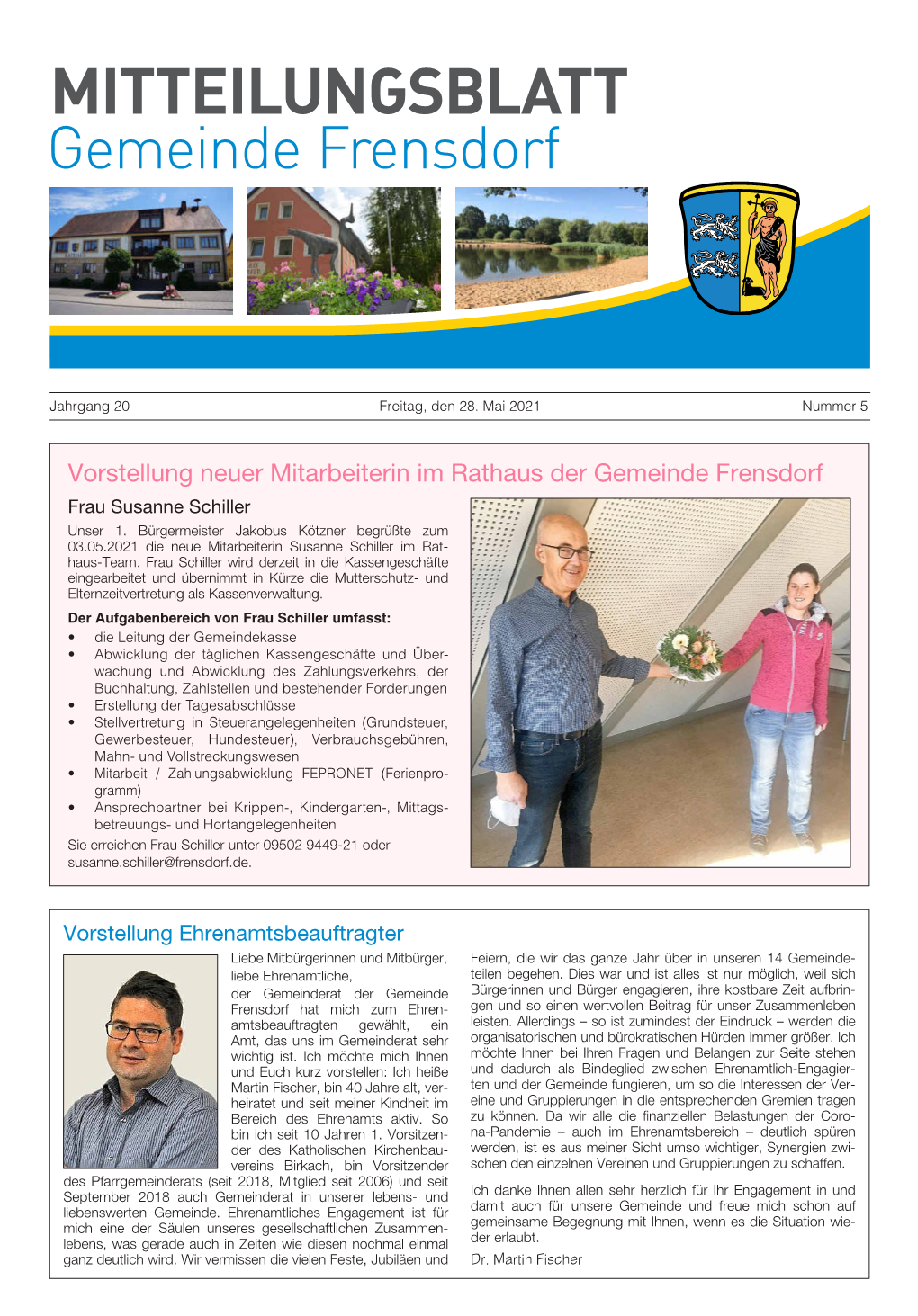 MITTEILUNGSBLATT Gemeinde Frensdorf