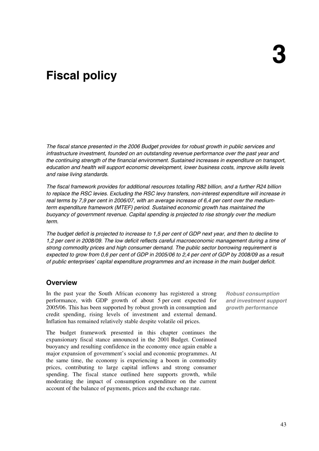 Fiscal Policy