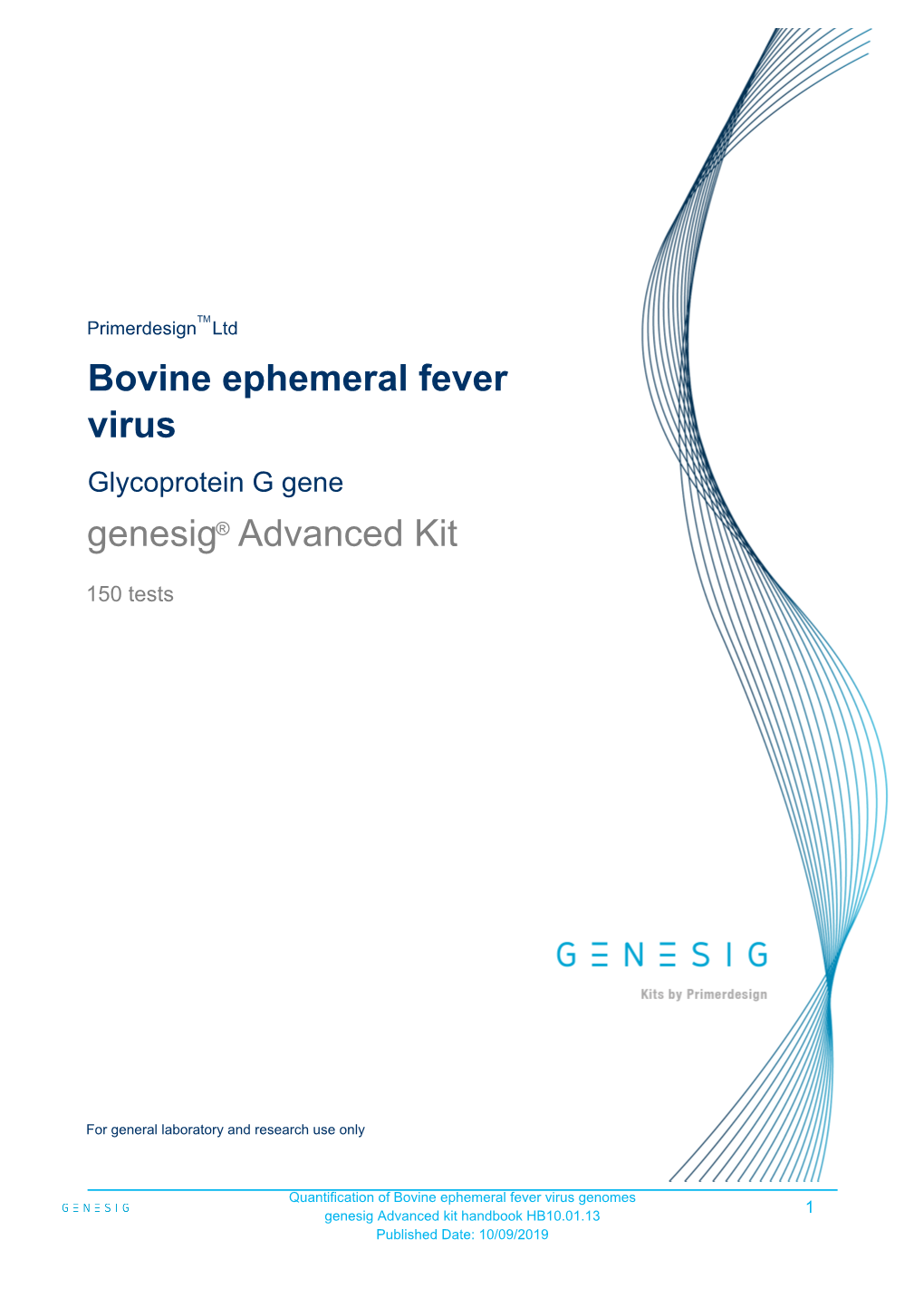 Bovine Ephemeral Fever Virus Genesig Advanced