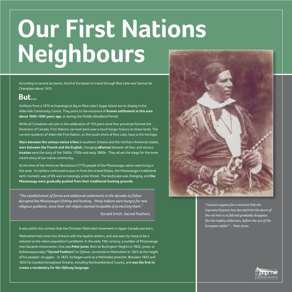 The First Nations