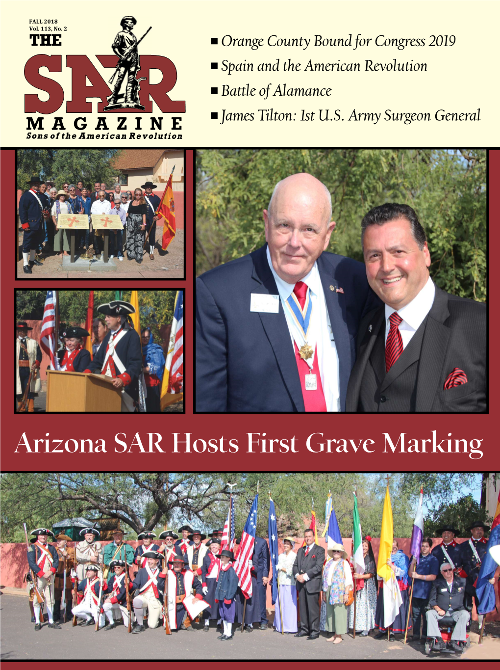 Arizona SAR Hosts First Grave Marking FALL 2018 Vol