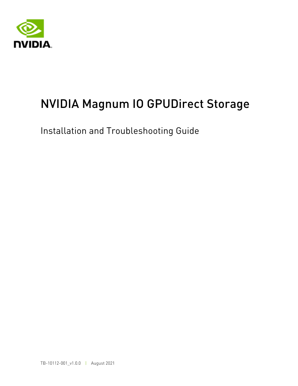 NVIDIA Magnum IO Gpudirect Storage