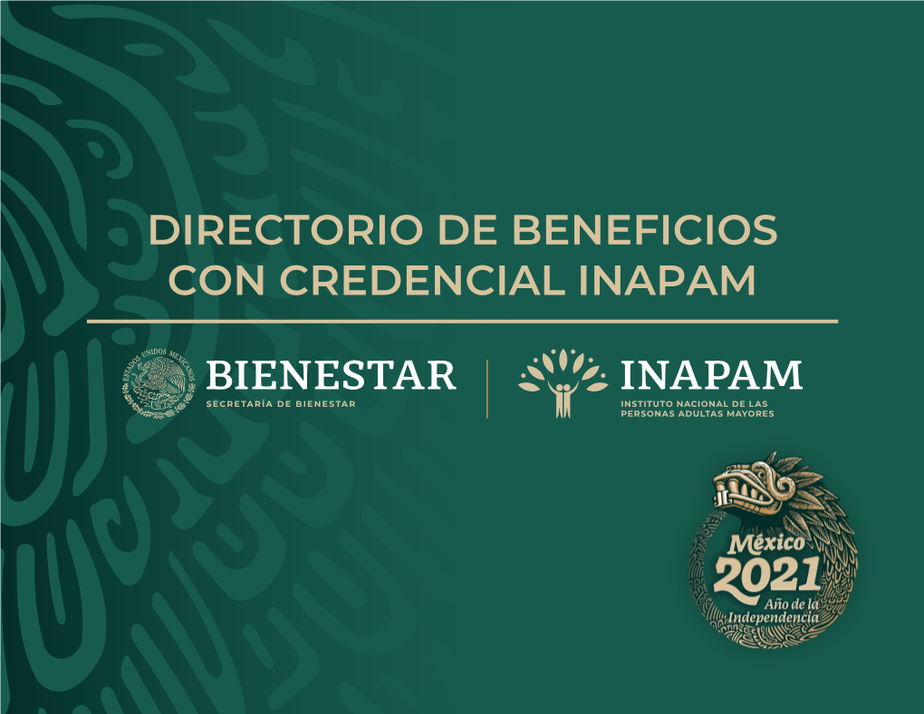 Directorio De Beneficios Con Credencial Inapam Asesoría Y Servicios Legales Núm