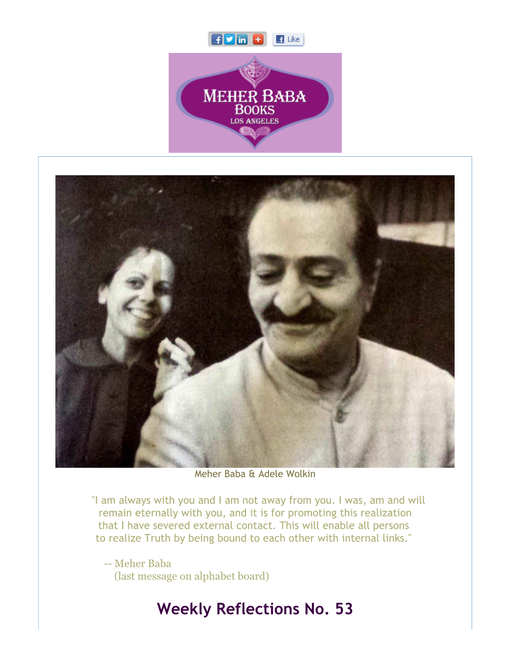 Meher Baba Books (Los Angeles, California) Jan‐02‐2016