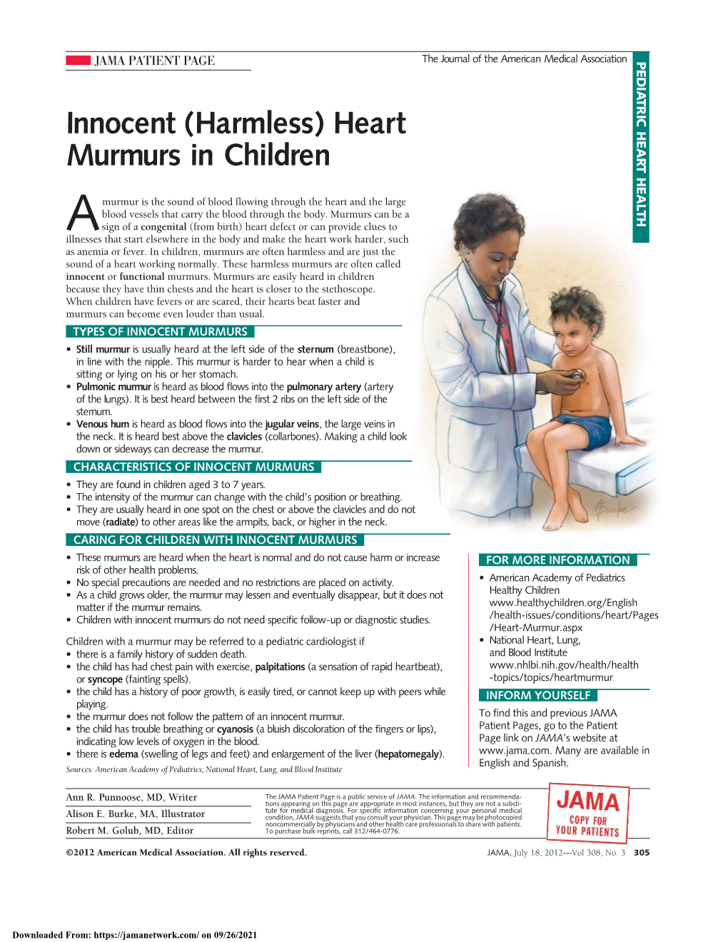 Innocent (Harmless) Heart Murmurs in Children