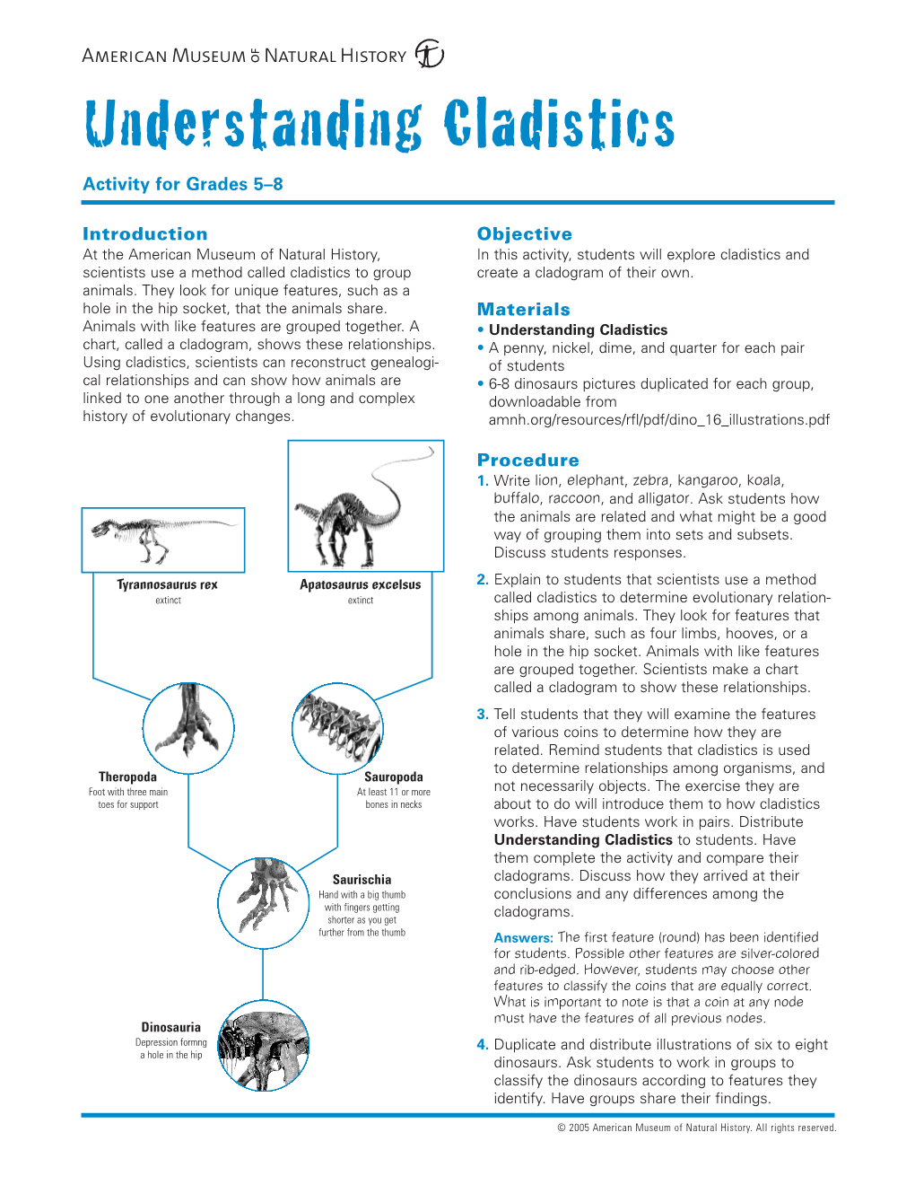 Understanding Cladistics