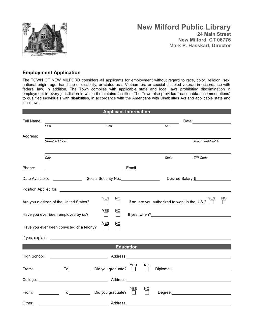 Employment Application s15