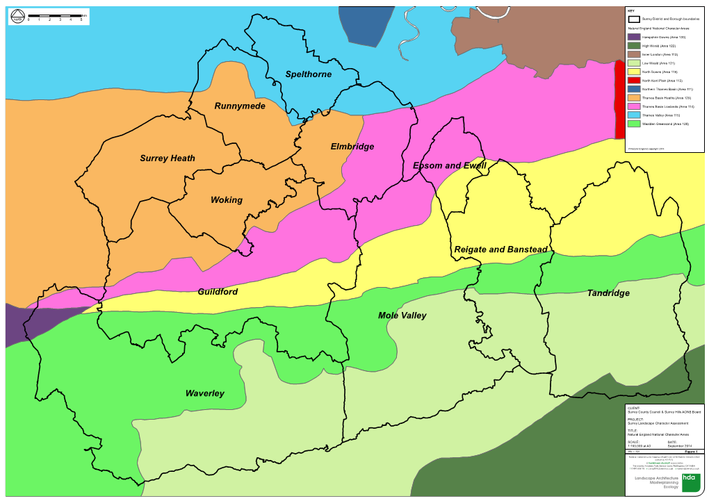 Surrey Landscape Character Assessment Figures 1-9-2015