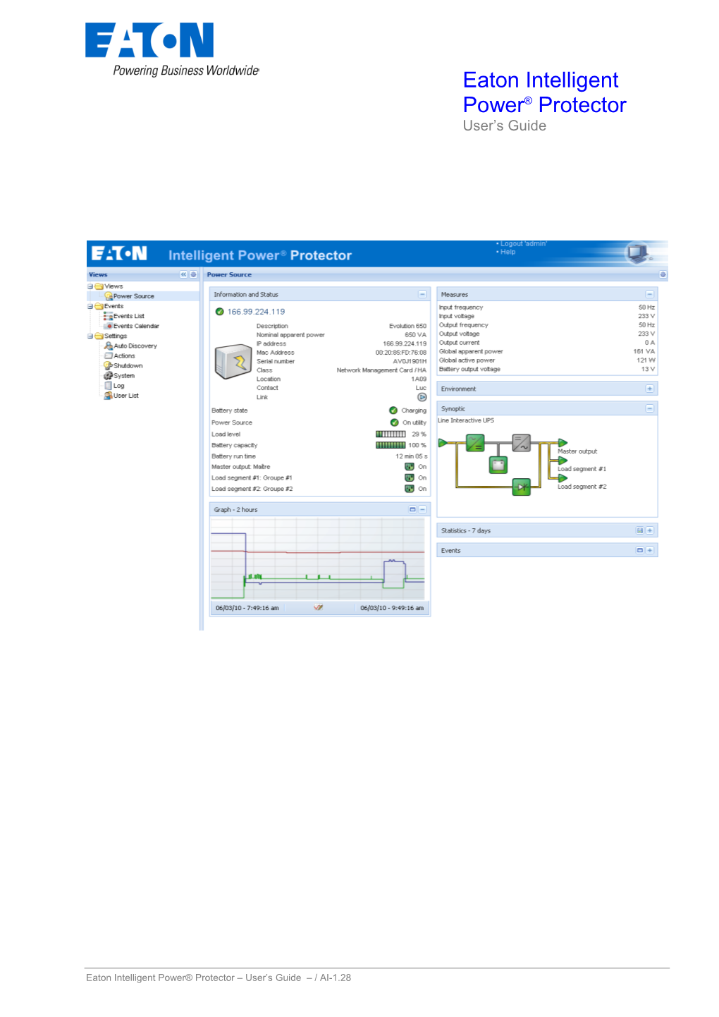 Eaton Intelligent Power® Protector User’S Guide