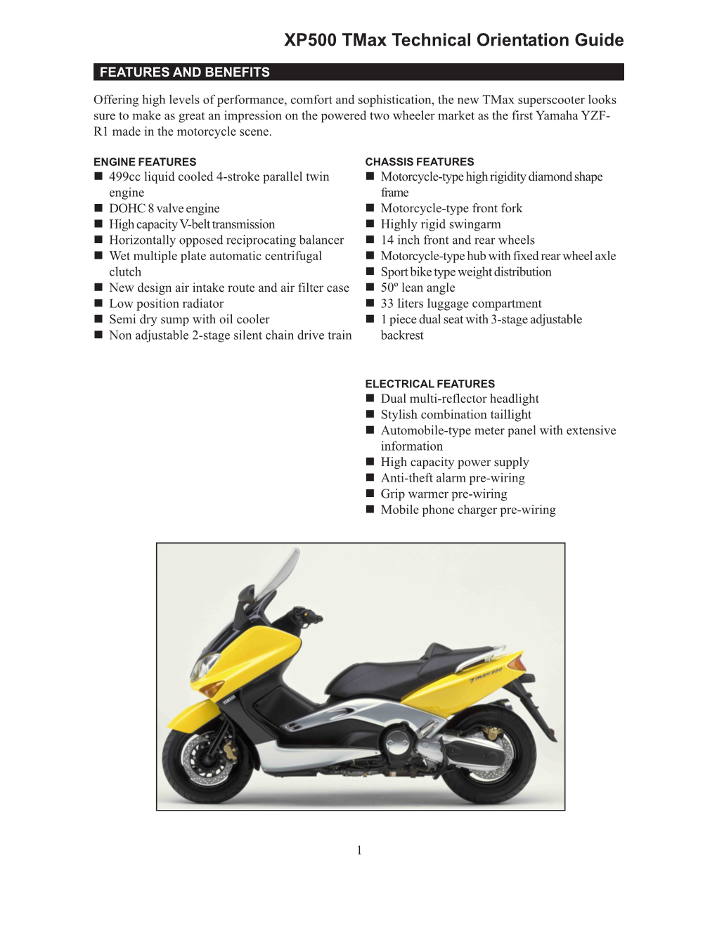 XP500 Tmax Technical Orientation Guide