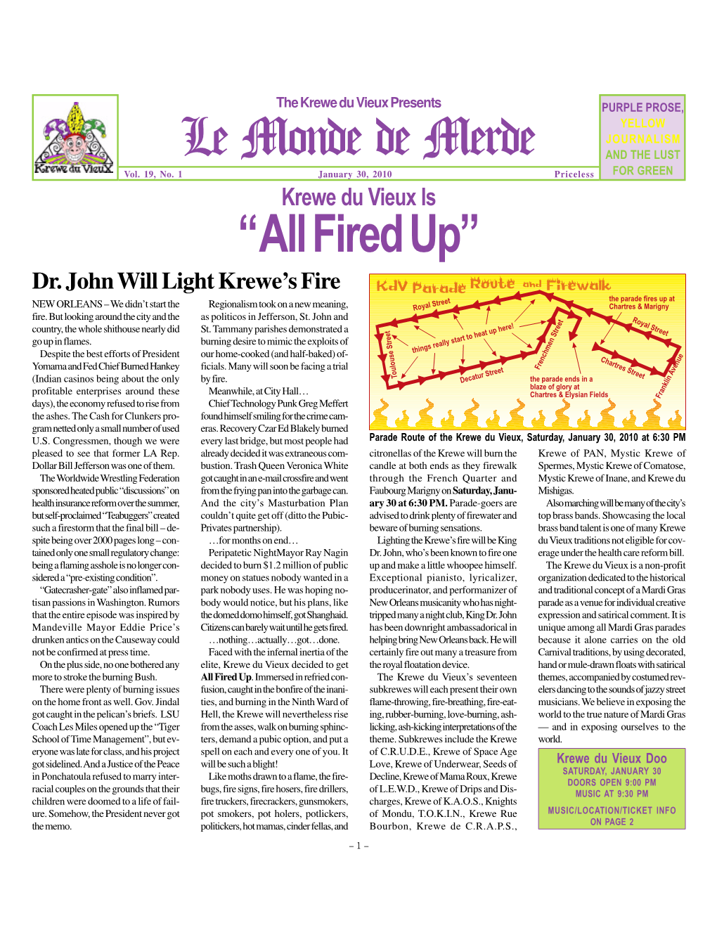 “All Fired Up” Le Monde De Merde