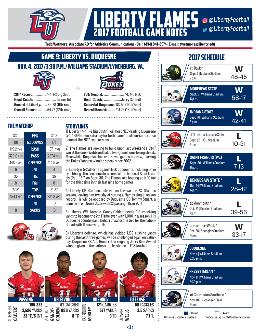 Football Notes