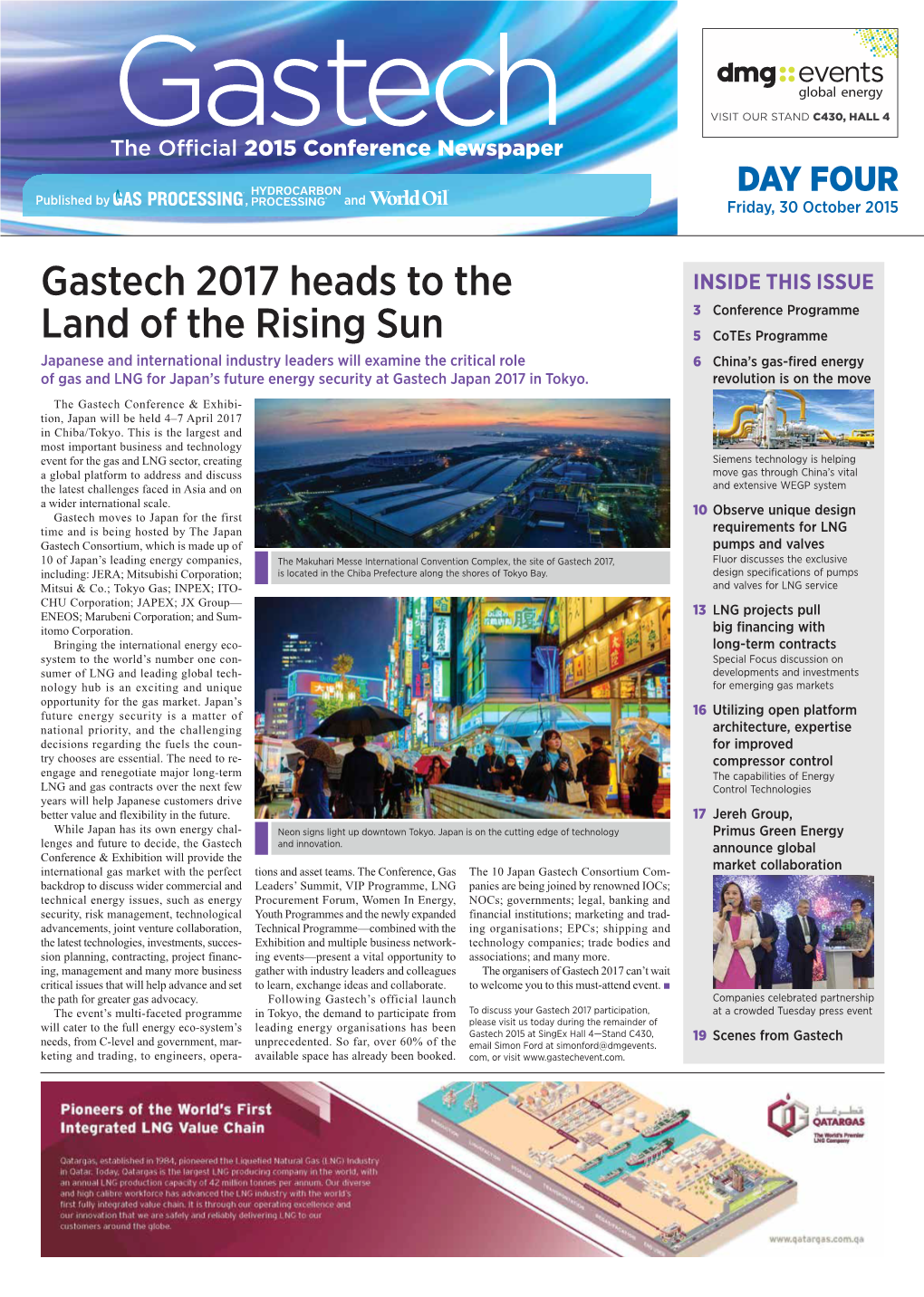 Gastech 2017 Heads to the Land of the Rising