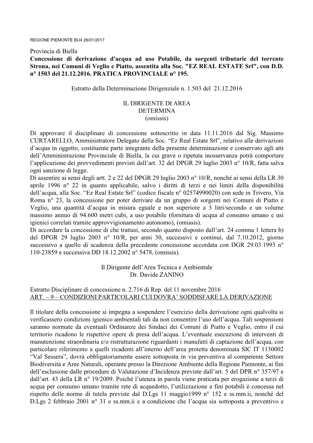 Aa Aa Provincia Di Biella 2017-01-13 57686 Pdf