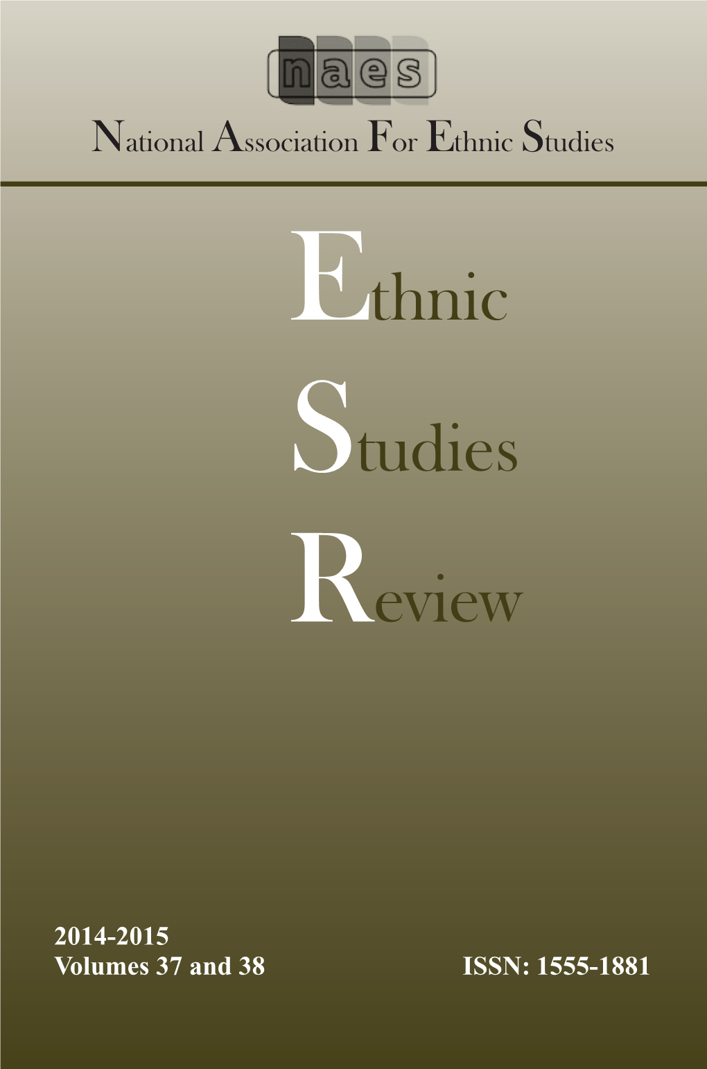 Ethnic Studies Review