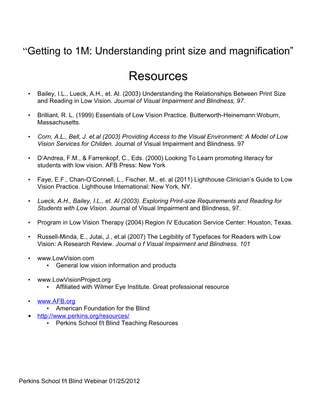 Getting to 1M: Understanding Print Size and Magnification