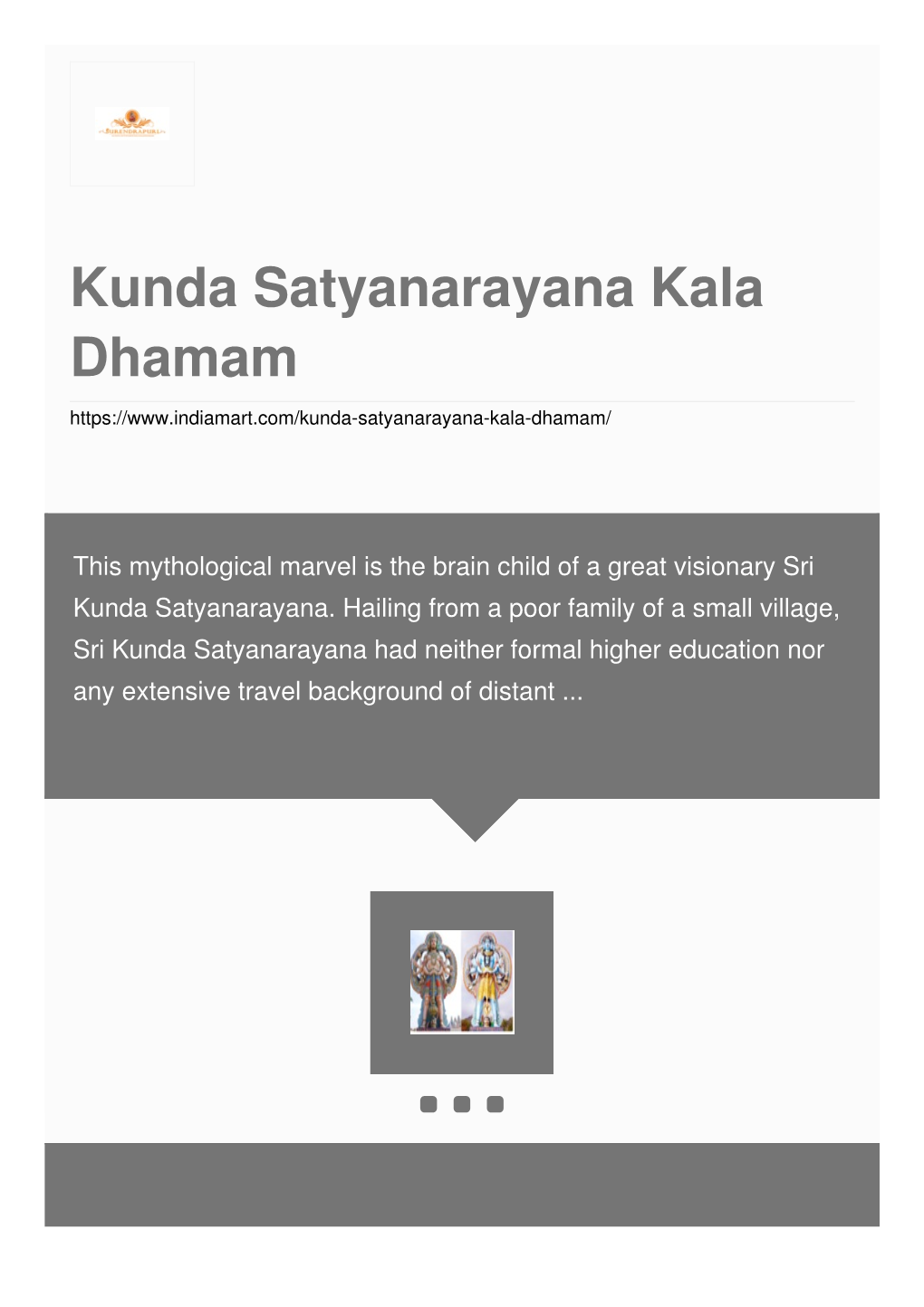 Kunda Satyanarayana Kala Dhamam