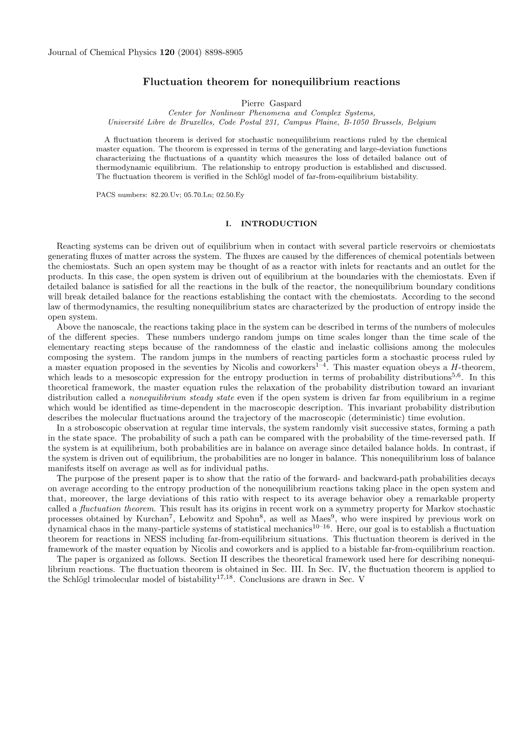 Fluctuation Theorem for Nonequilibrium Reactions