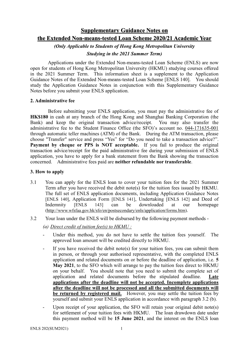 ENLS 202(SUM2021) 1 Will Accrue with Effect from 15 June 2021