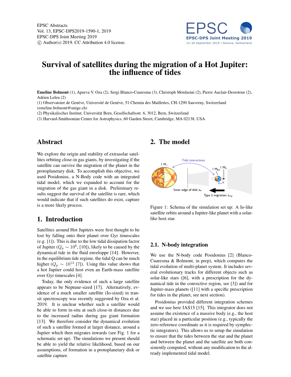 Survival of Satellites During the Migration of a Hot Jupiter: the Inﬂuence of Tides